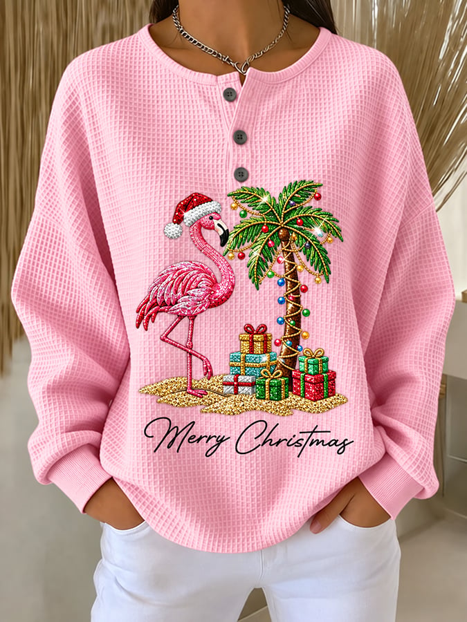 Women's Christmas Print Sweatshirt