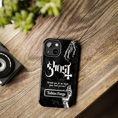 Rock Your Style – Customizable Nameplate Ghost Phone Case