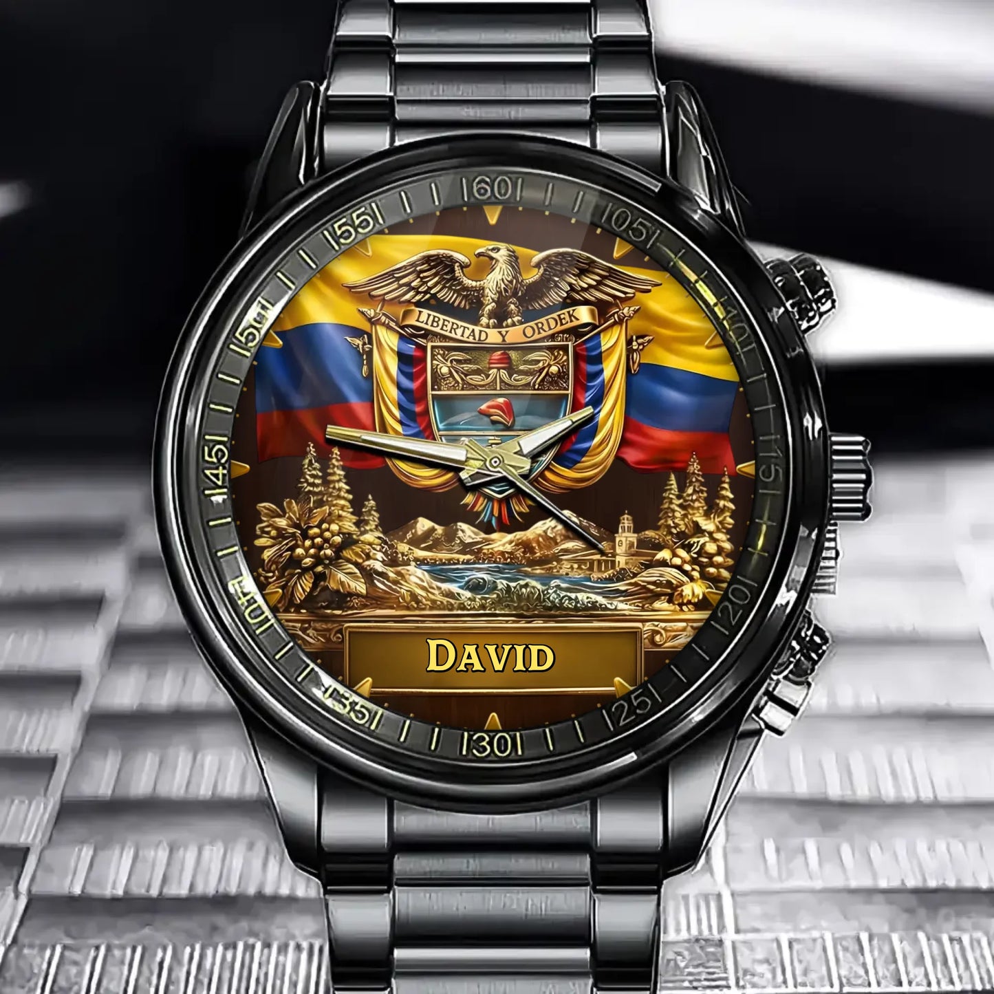 Proud Colombian - Personalized Expatriate Watch