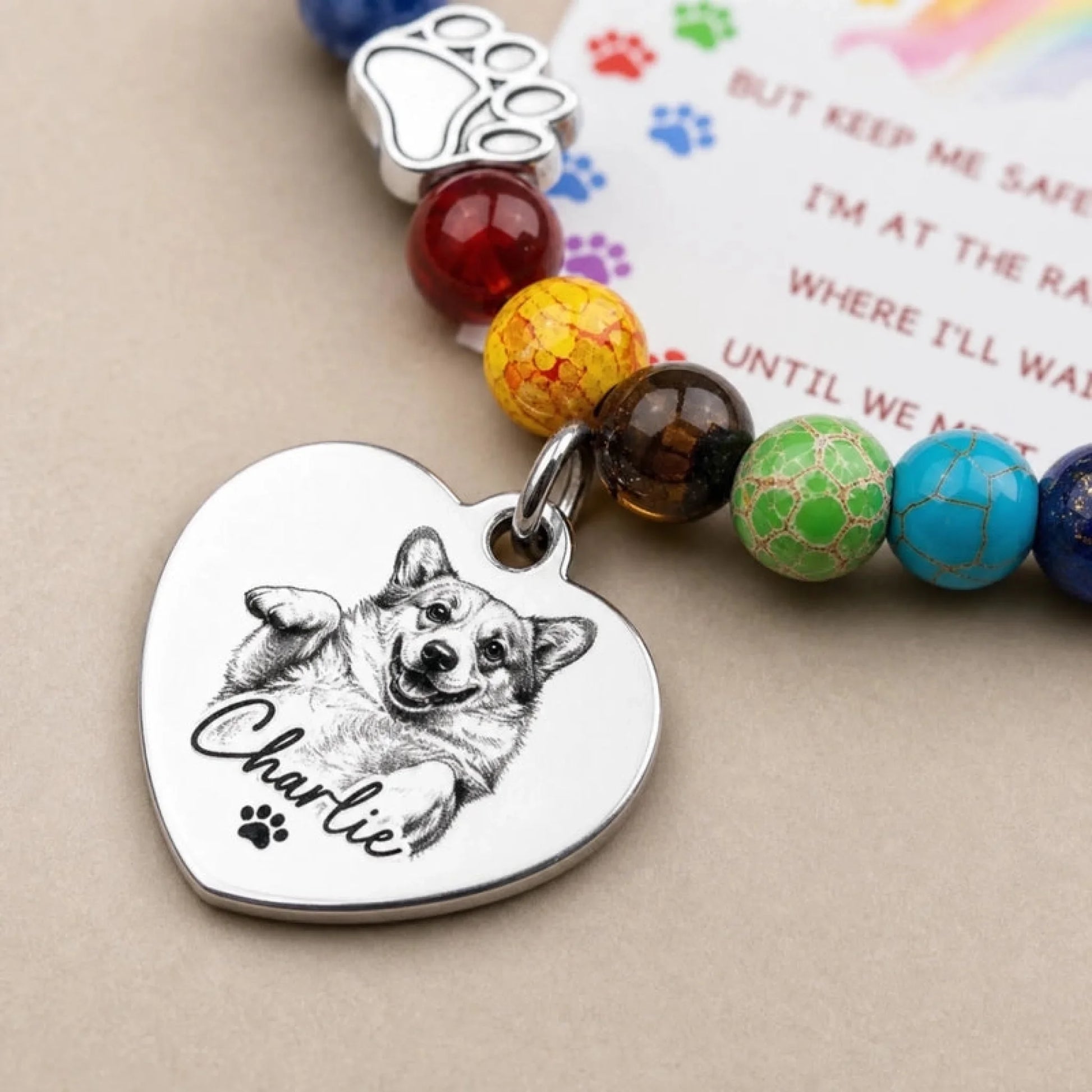 Custom Photo Rainbow Bridge Bracelet - Personalized_yythkg (1)