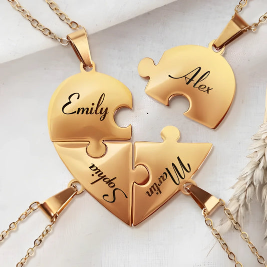 Pieces of Us™ – Personalized Family Puzzle Necklace