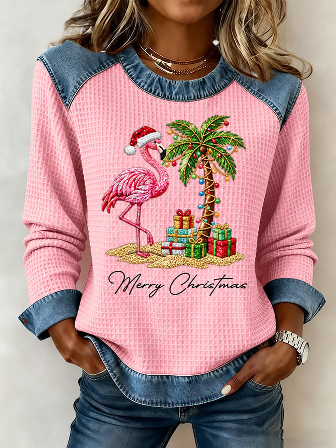 Women's Christmas Print Sweatshirt