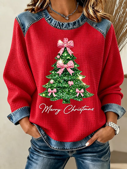 Women's Christmas Print Sweatshirt