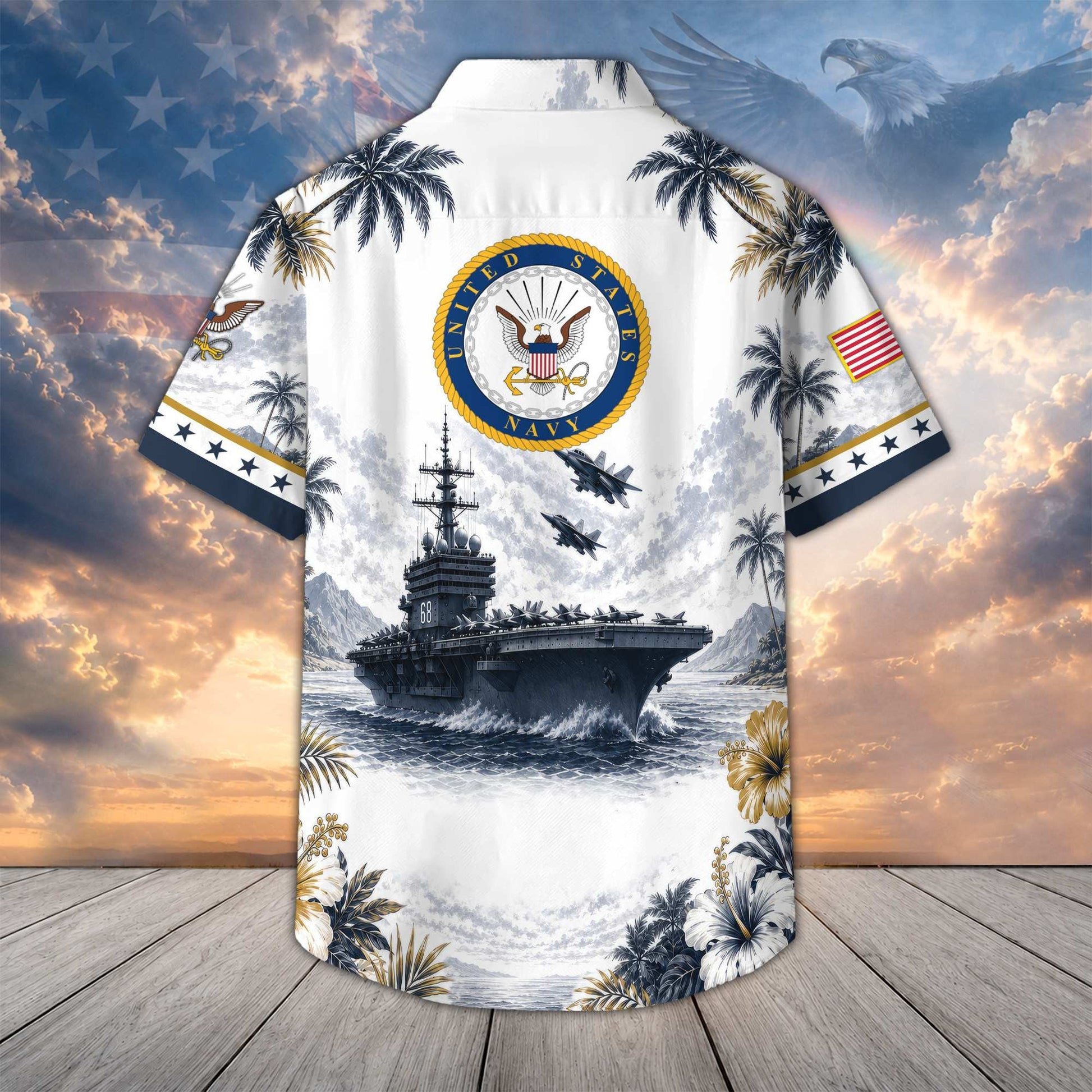 Premium US Veterans Hawaiian Shirt DPVC290701, Gifts For US Veterans, Gifts For Father's Day, Veterans Day.