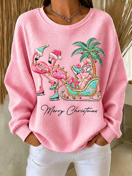 Women's Christmas Printed Casual Sweatshirt